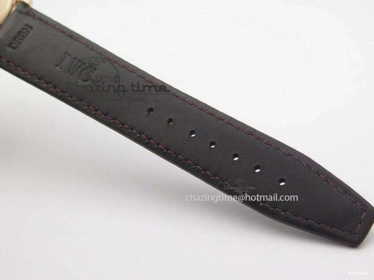 MIROTIME 0406 Modern Portofino SCHAFFHAUSEN RG MKF 1:1 V2 Best Edition White Dial On Brown Leather Strap A 7344